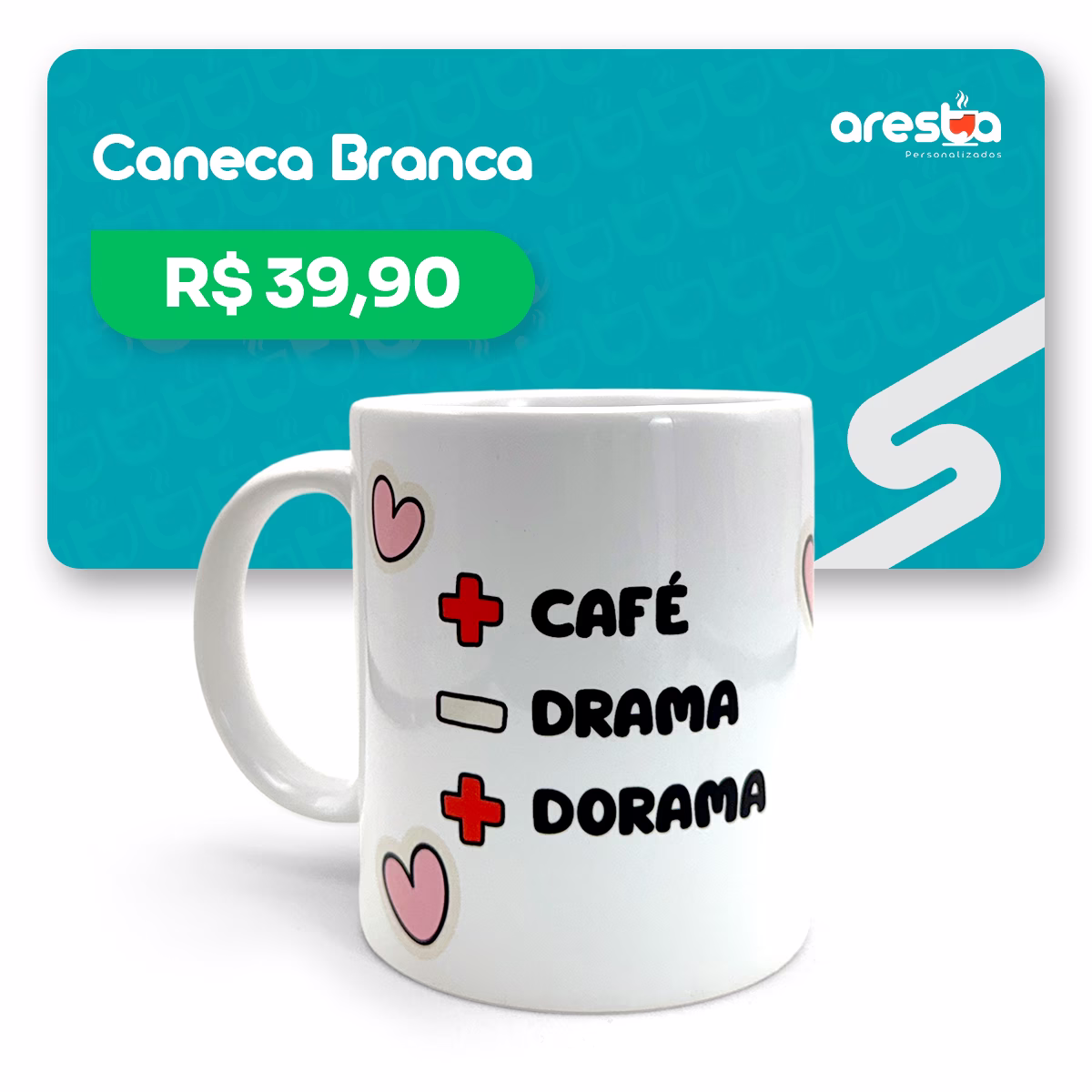 Caneca Branca personalizada